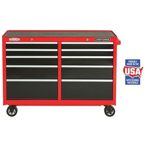 52-in w x 37.5-in h 10-drawer steel rolling tool cabinet|CRAFTSMAN 2000 Series 52.